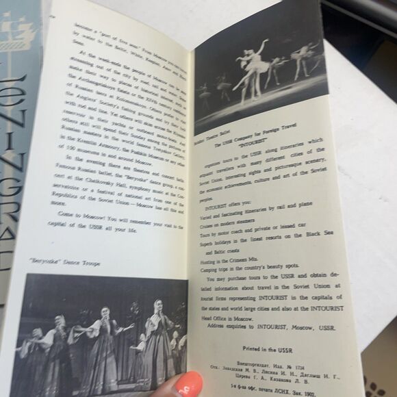Vtg Soviet Union Socialist Republic Travel Brochure Moscow Leningrad 1970’s Eng - Picture 6 of 8